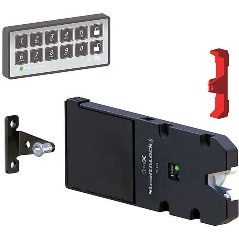 COMPX TIMBERLINE Electronic Keyless Lock, Non-Handed, Keypad, Self-Locking, 12 Buttons