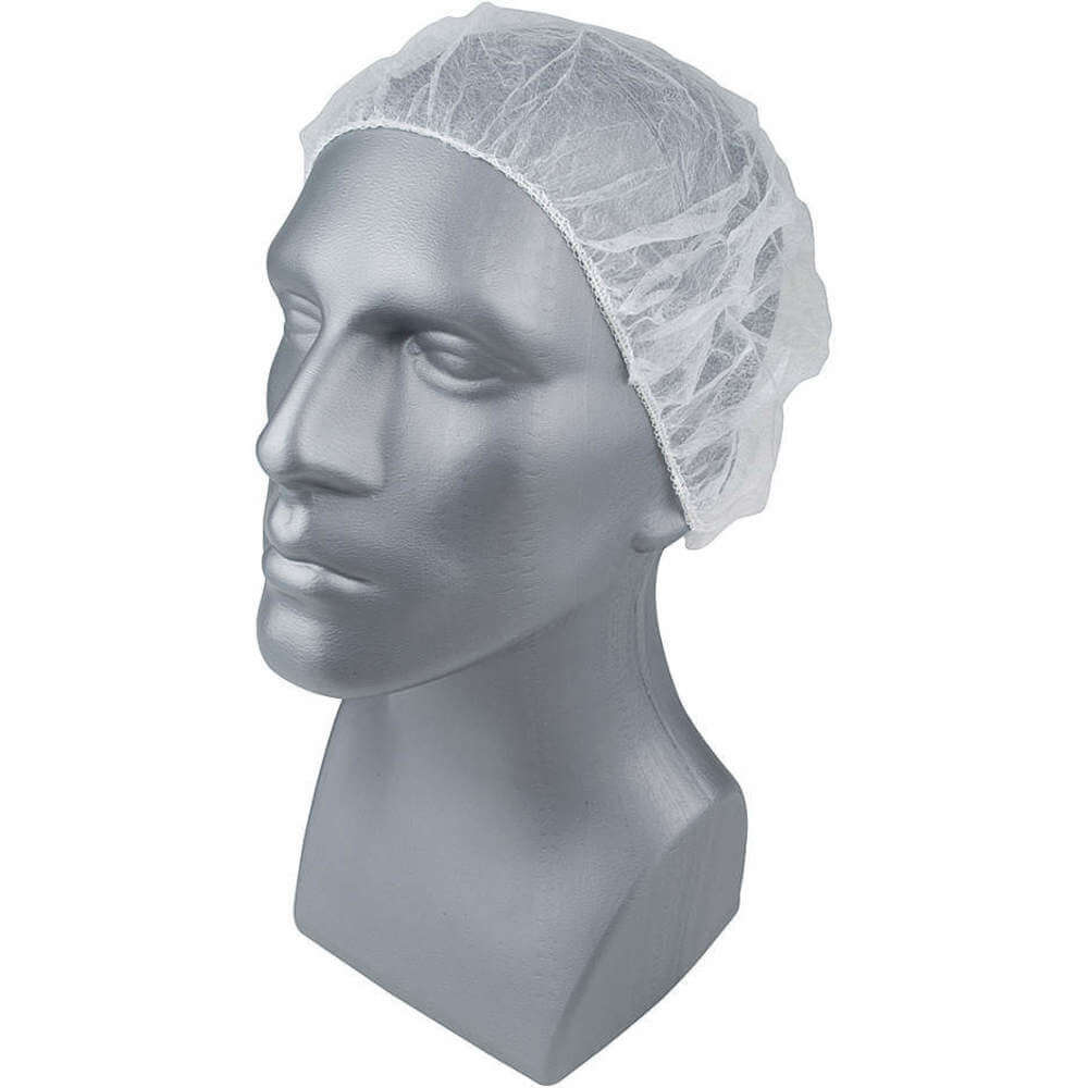 CONDOR 23KX06 Bouffant Cap Polypropylene 18 Inch White - Pack Of 1000 | AB7HDZ