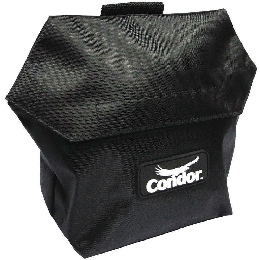 CONDOR 25F570 Respirator Bag Half Mask 6-3/4 x 9 x 3-1/2in | AB8FKF