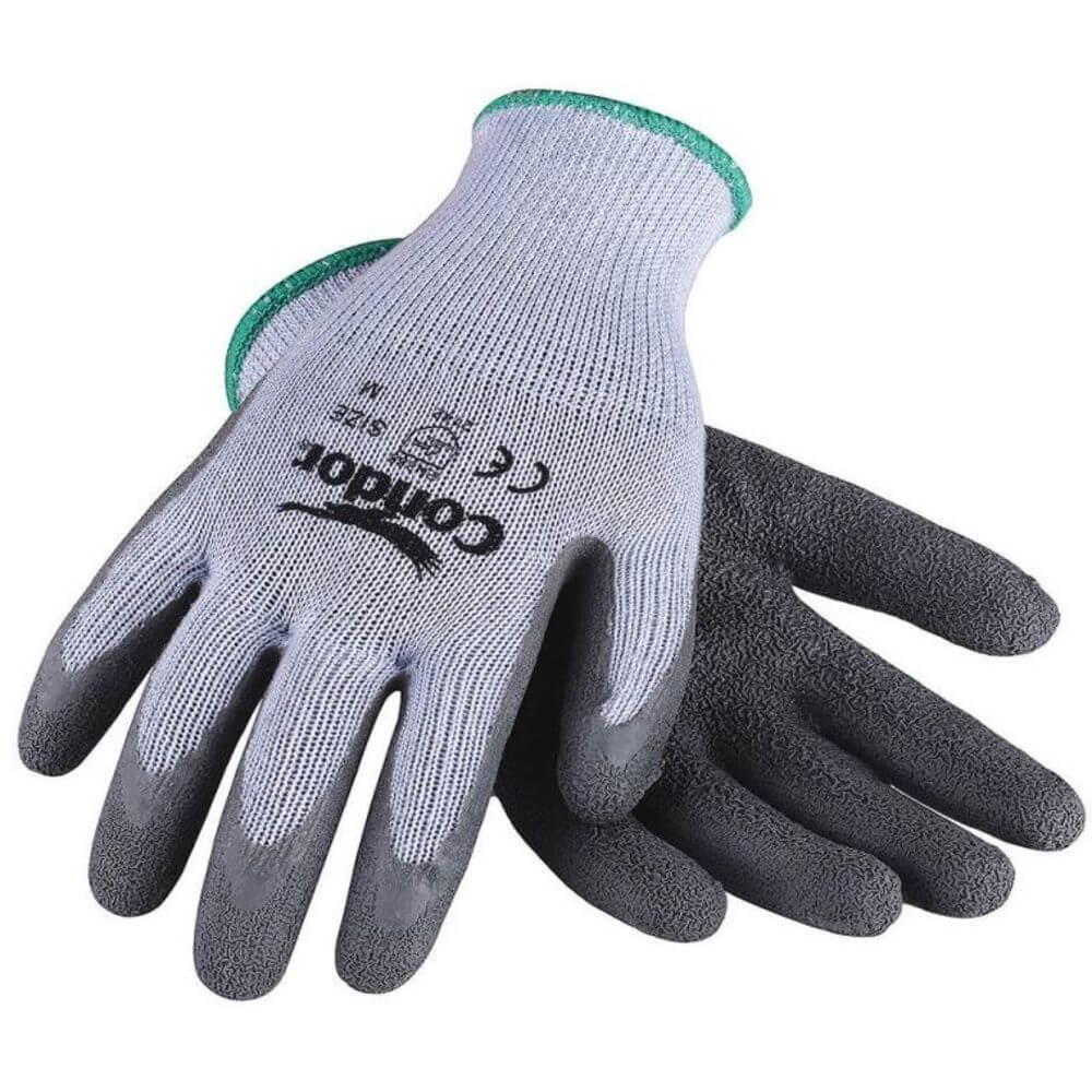 CONDOR 29JV92 Cut Resistant Gloves Gray Latex M Pr | AB8VNR