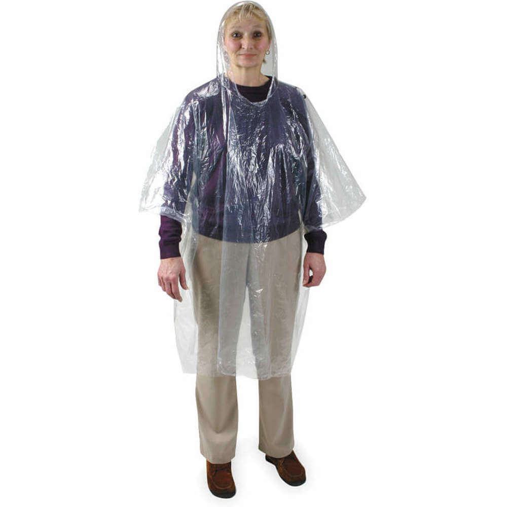 Disposable Poncho Clear