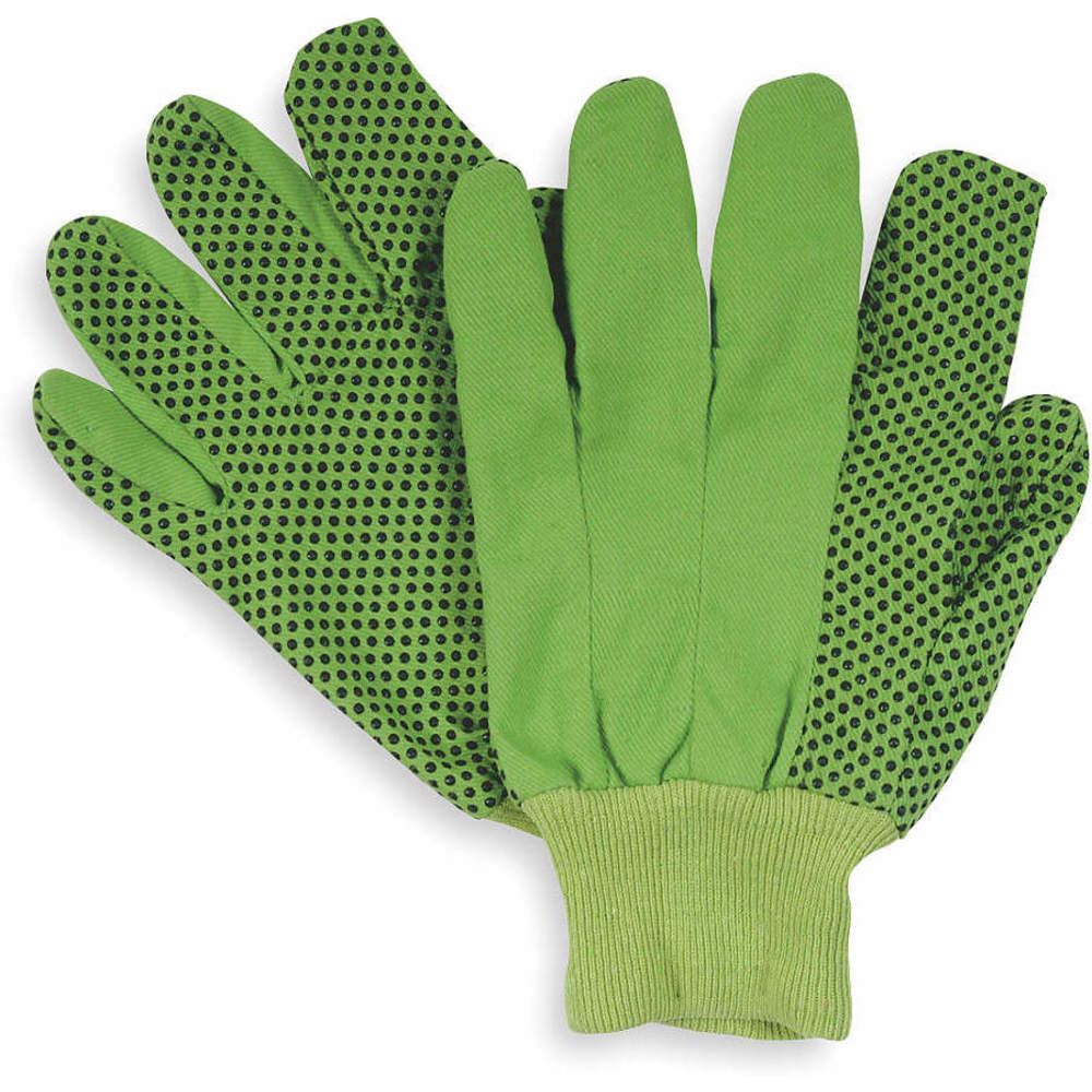 Glove Cotton S Hi Visibility Lime Green Pr