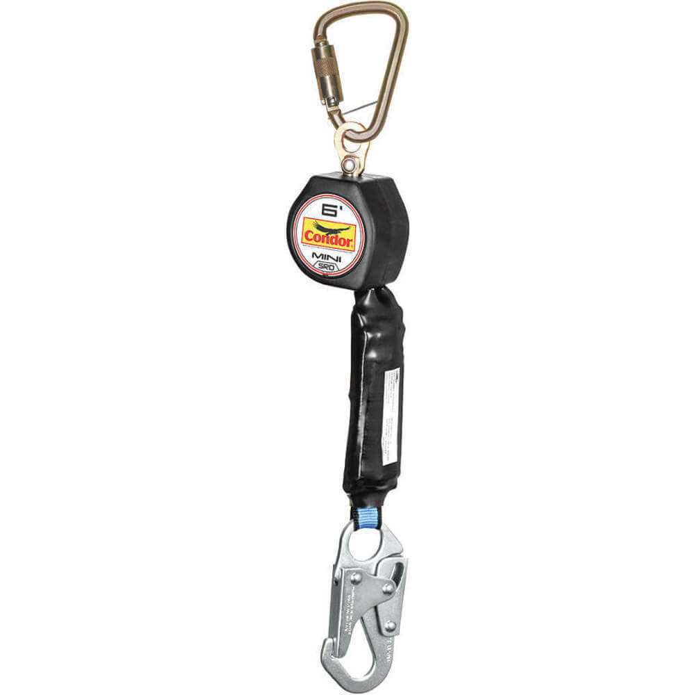 CONDOR 35KU97 Self Retracting Lifeline Steel Snap Hook 5000 lb Carabiner | AH4TRY