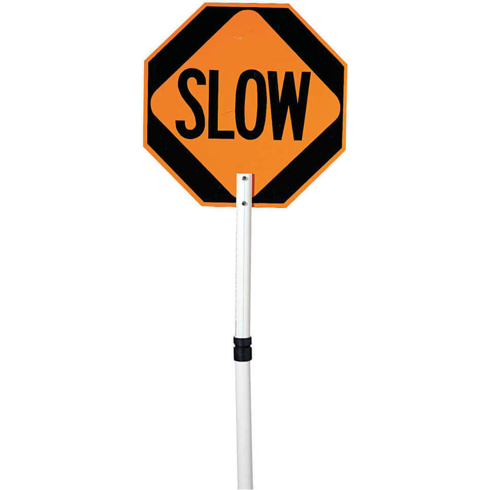 Paddle Sign Stop/slow Abs Plastic