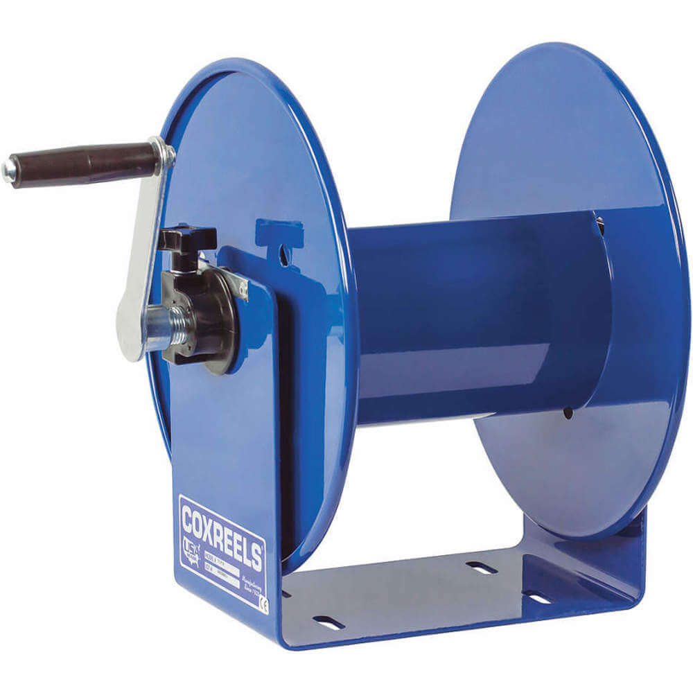 Hand Crank Hose Reel, 40 - 300 Feet Length, Blue