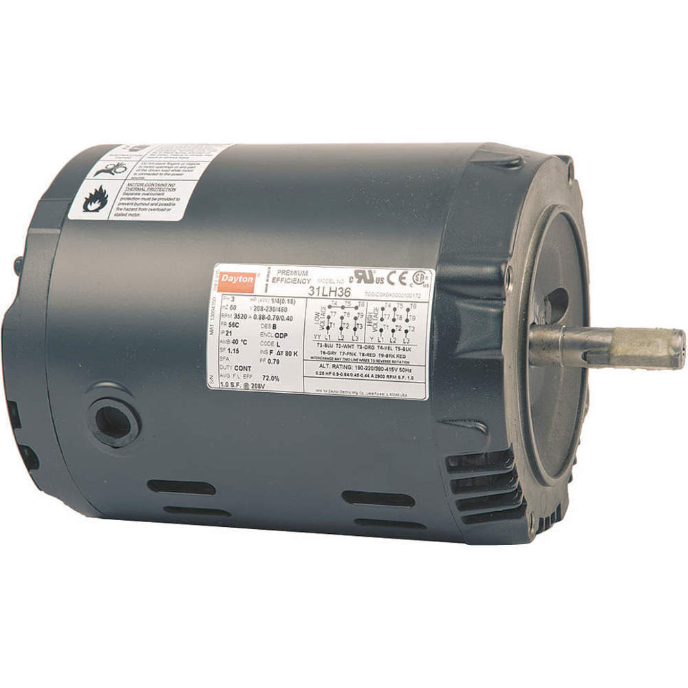 3-phase 1.5hp 3510 208-230/460 84.0