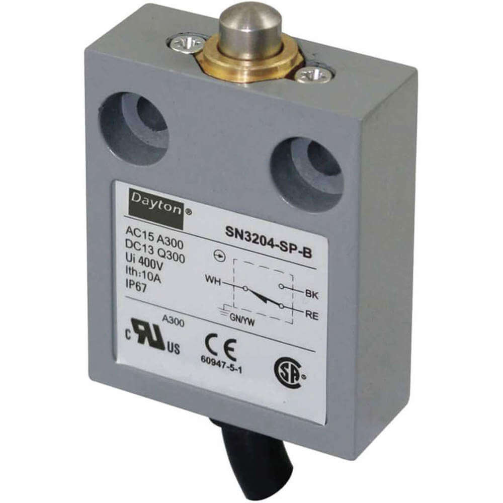 DAYTON 12T931 Miniature Limit Switch Top Actuator Spdt | AA4LNK