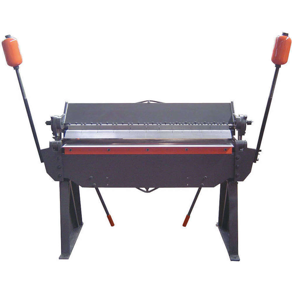 Sheet Metal Brake, Hand Lever, 51 in Max. Bending Wd