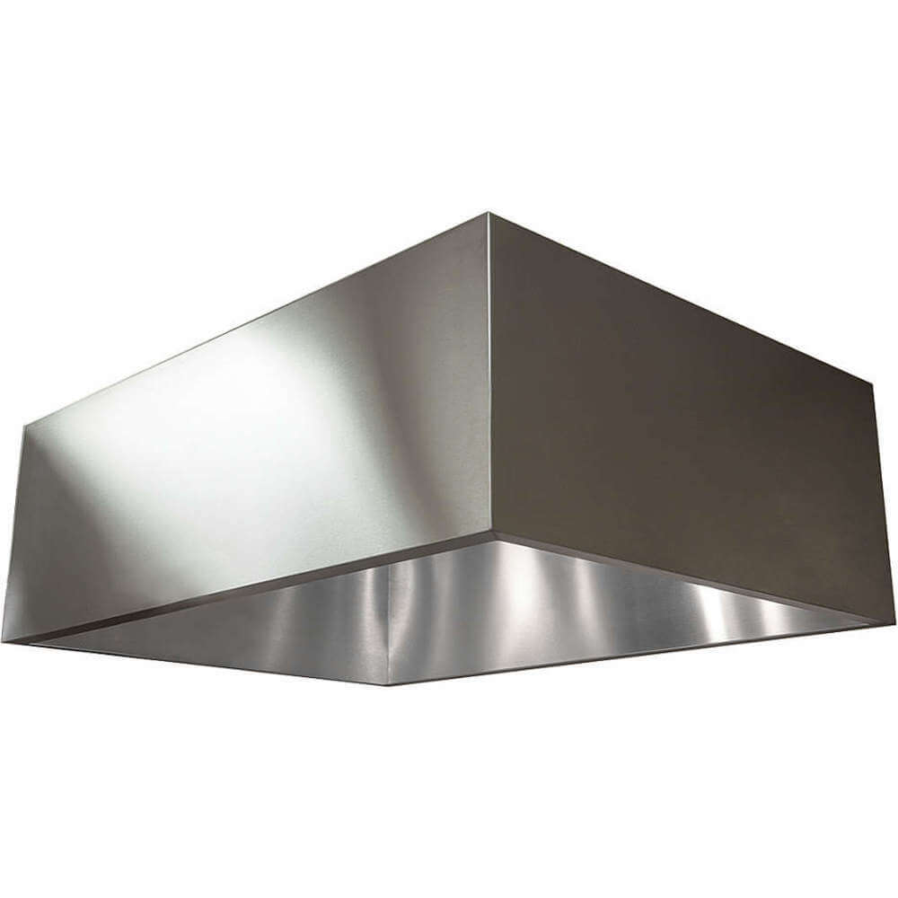 Commercial Kitchen Exhaust Hood Stainless Steel 48 Inch