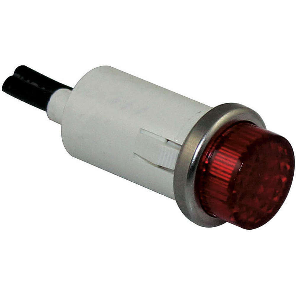 DAYTON 22NY42 Raised Indicator Light Red 24v | AB6XBM