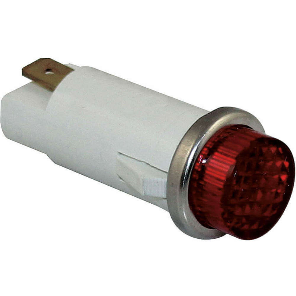 DAYTON 22NY48 Raised Indicator Light Red 120v | AB6XBU