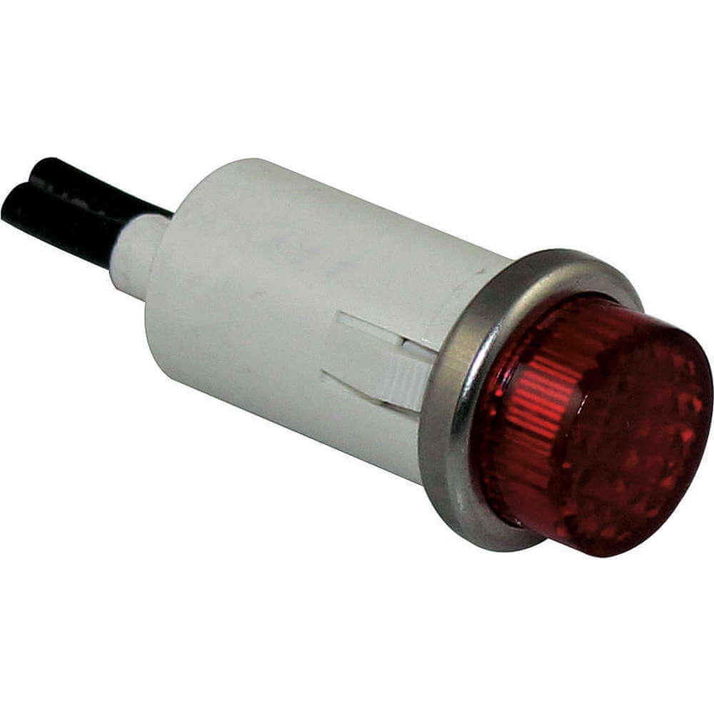 DAYTON 22NY47 Raised Indicator Light Red 120v | AB6XBT