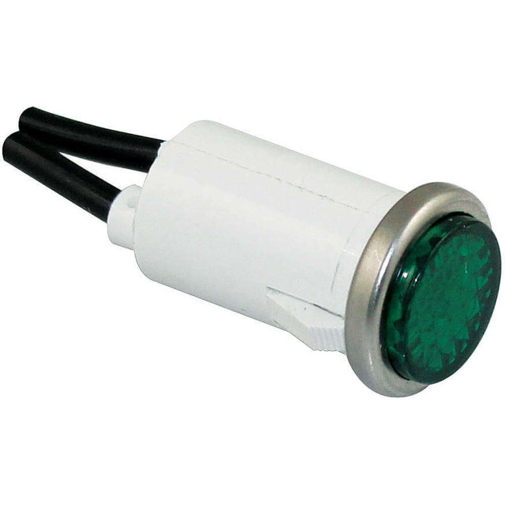 DAYTON 22NY52 Flush Indicator Light Green 120v | AB6XBY