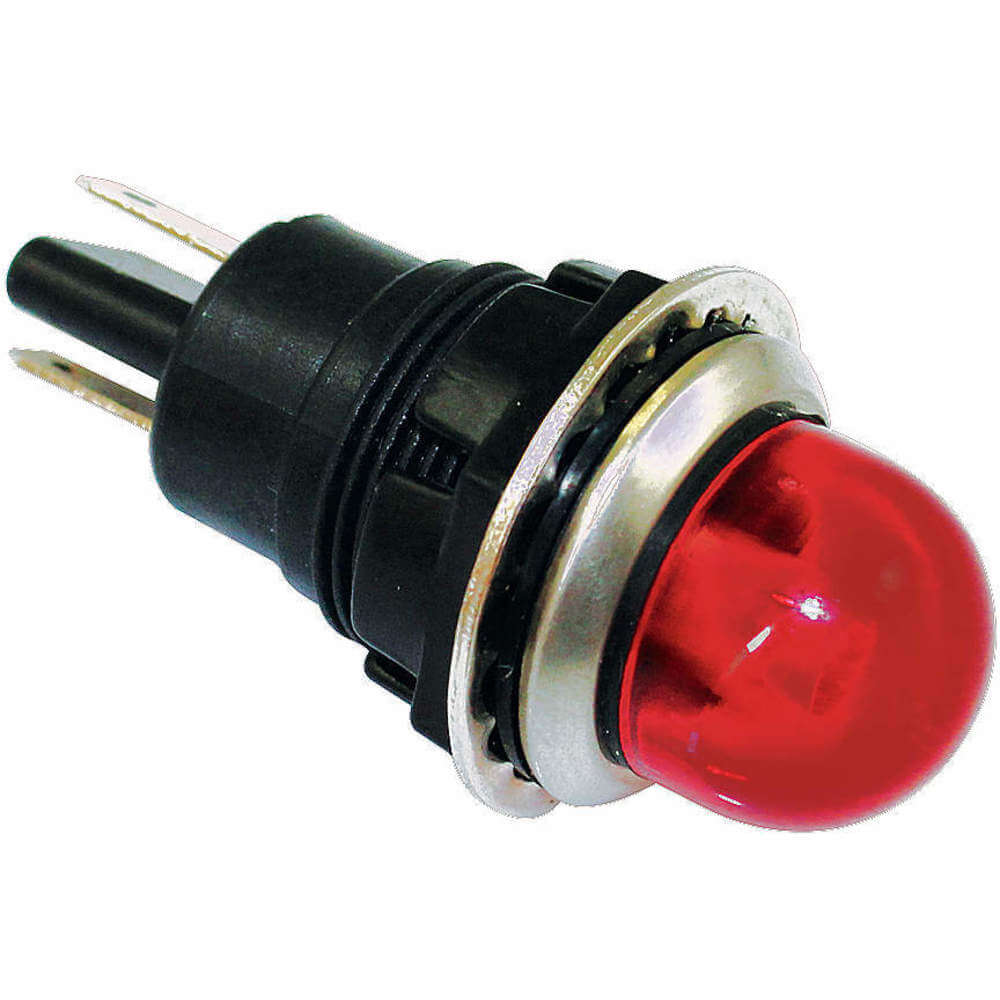 DAYTON 22NY60 Raised Indicator Light Red 120v | AB6XCG