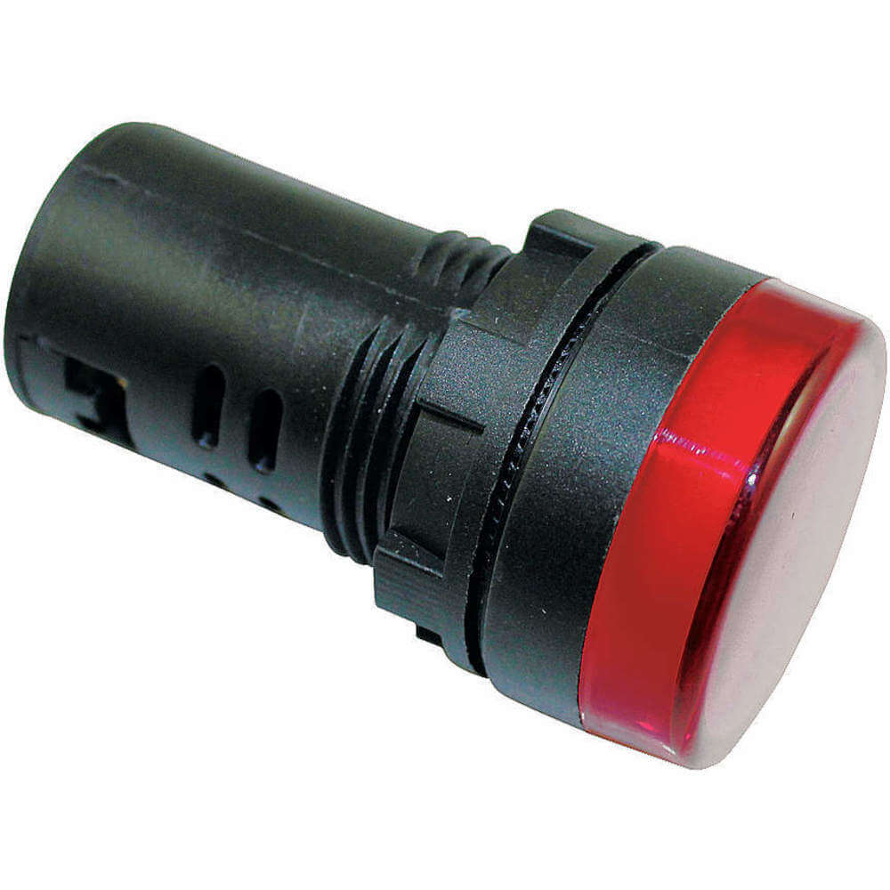DAYTON 22NZ06 Raised Indicator Light 22mm 120v Red | AB6XEF