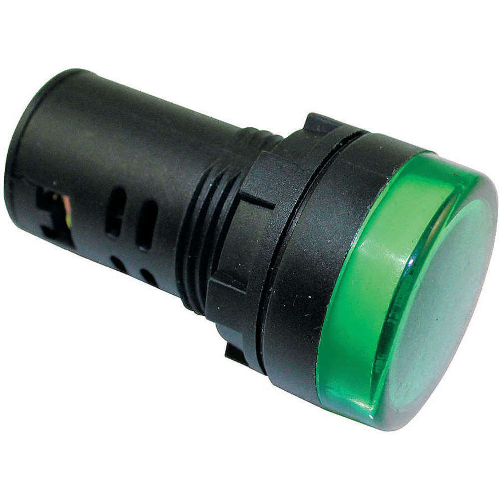 DAYTON 22NZ04 Raised Indicator Light 22mm 120v Green | AB6XED