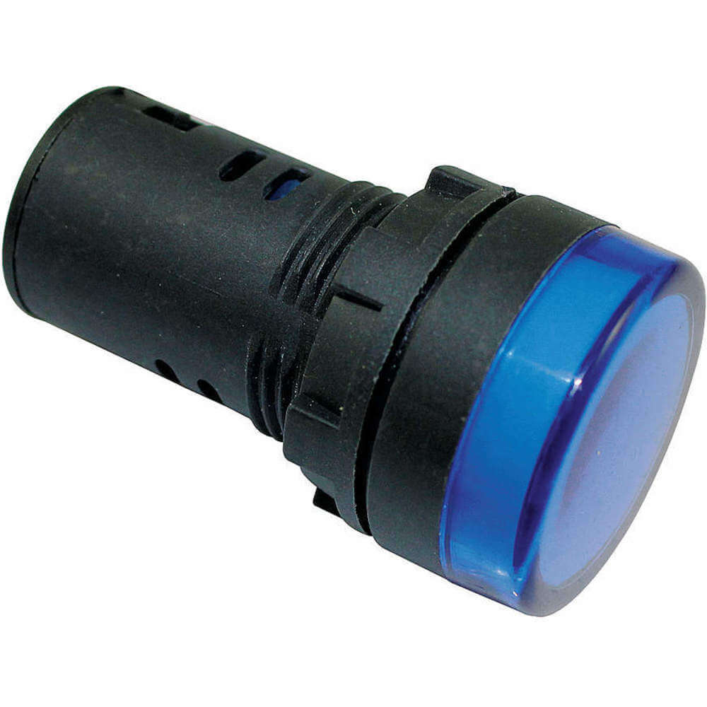 DAYTON 22NZ07 Raised Indicator Light 22mm 120v Blue | AB6XEG