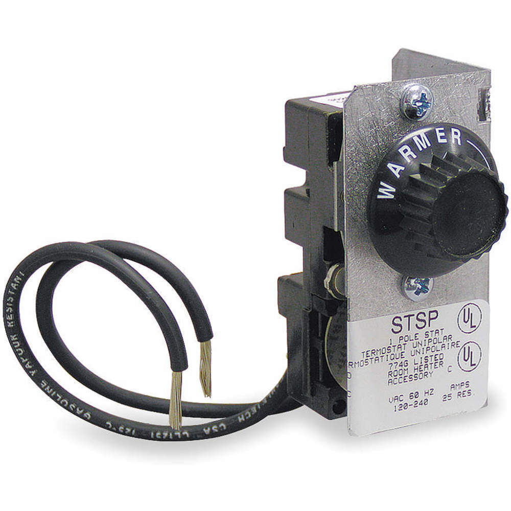 DAYTON 2YV12 Bimetal Thermostat Built In 45 - 85 F | AF9KHN