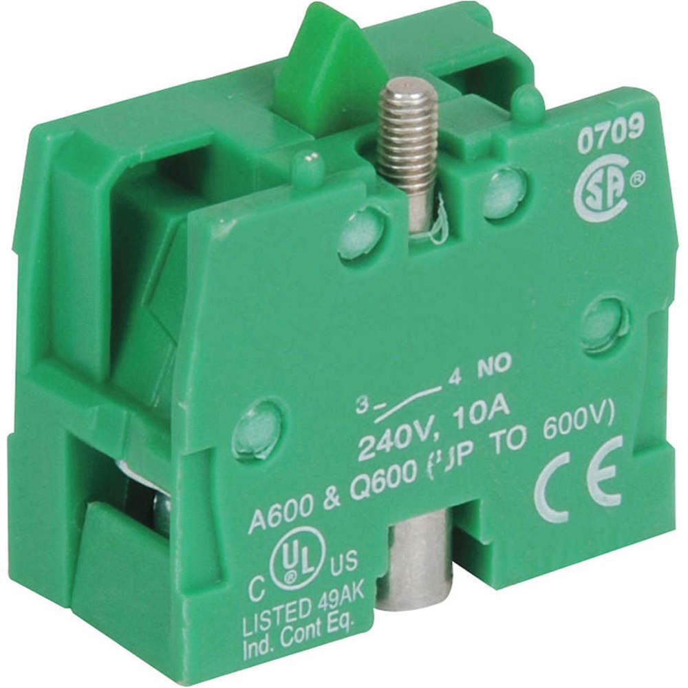 DAYTON 30G075 Contact Block Mounting Base 22mm 1no | AC4NEP