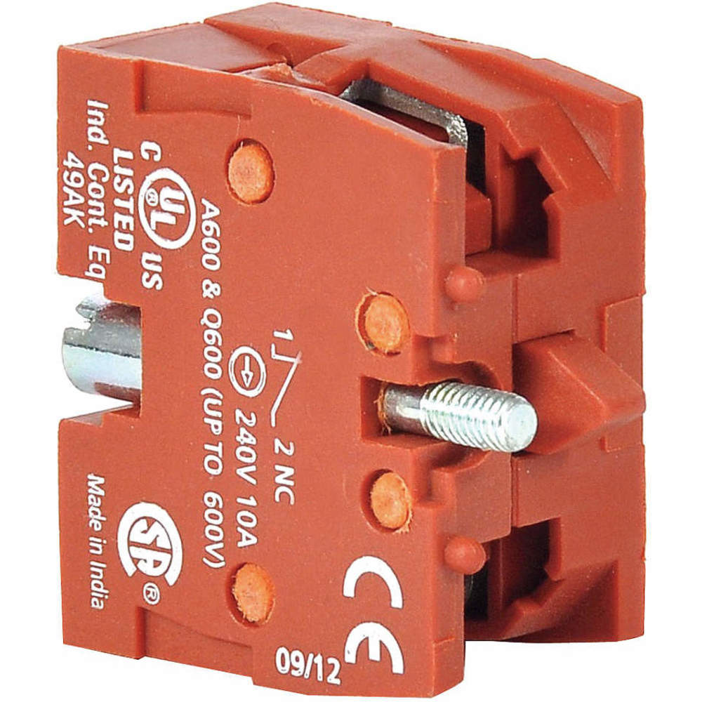 DAYTON 30G076 Contact Block Mounting Base 22mm 1nc | AC4NEQ