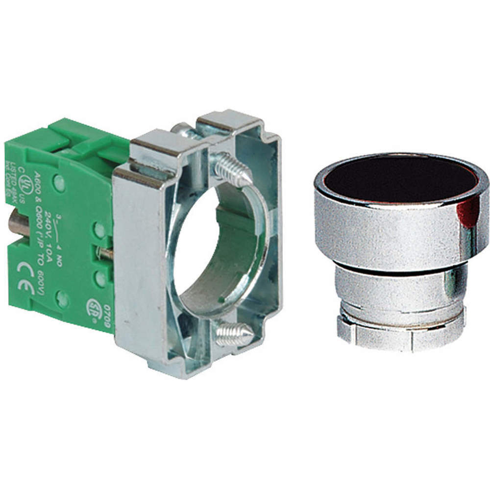 Non-illuminated Push Button 22mm 1no Black