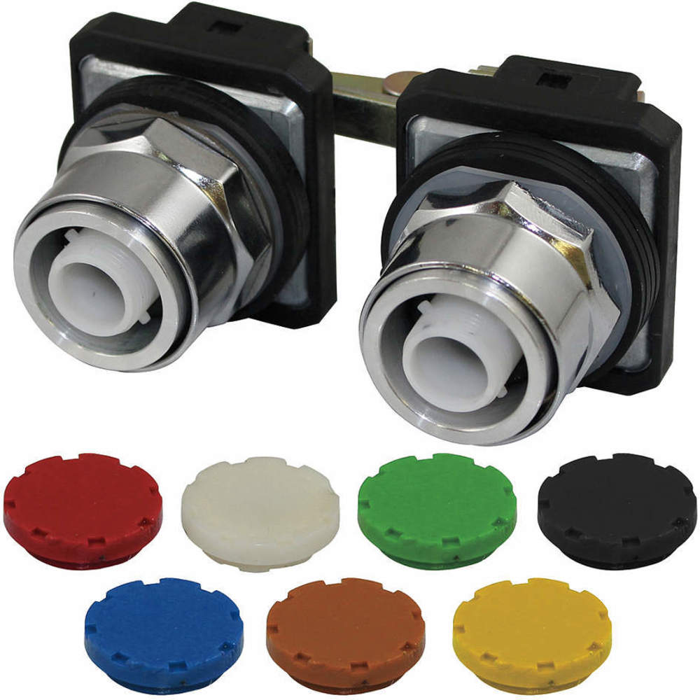 DAYTON 30G344 Push Button 30mm Maintained 7Color | AC4NTA