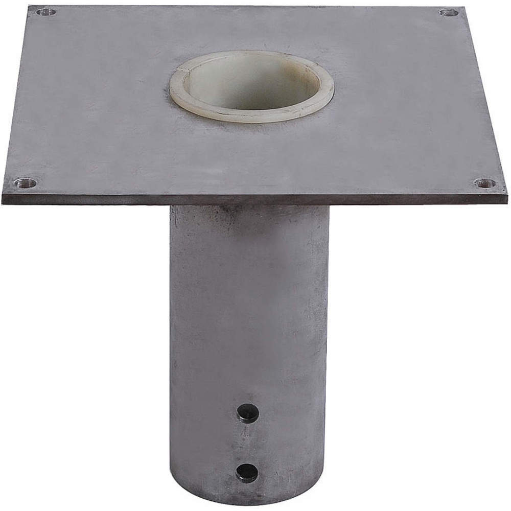 DAYTON 33N386 Mounting Base Flush Mount 1/2 T Galvanised | AC6GEW