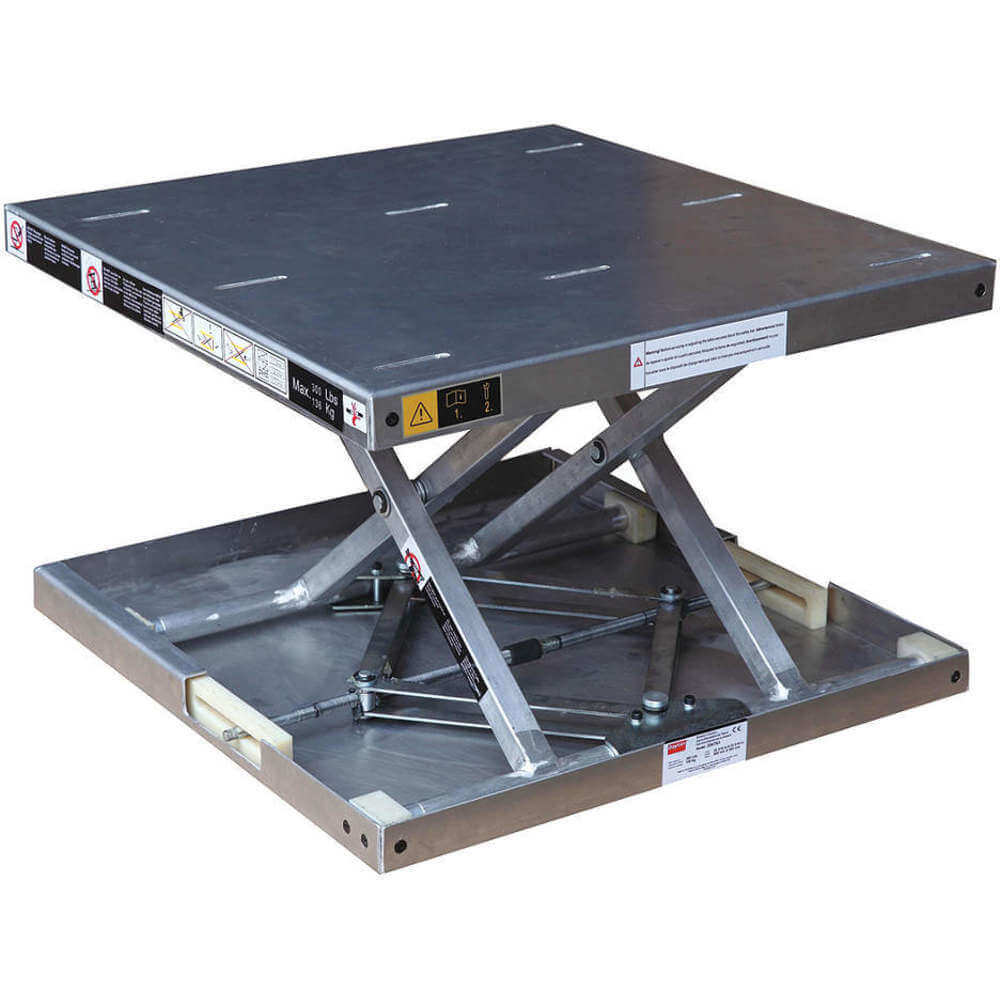 DAYTON 35KT63 Scissor Lift Table 23-3/16 Inch Length x 22-3/16 Inch Width | AH4TPW