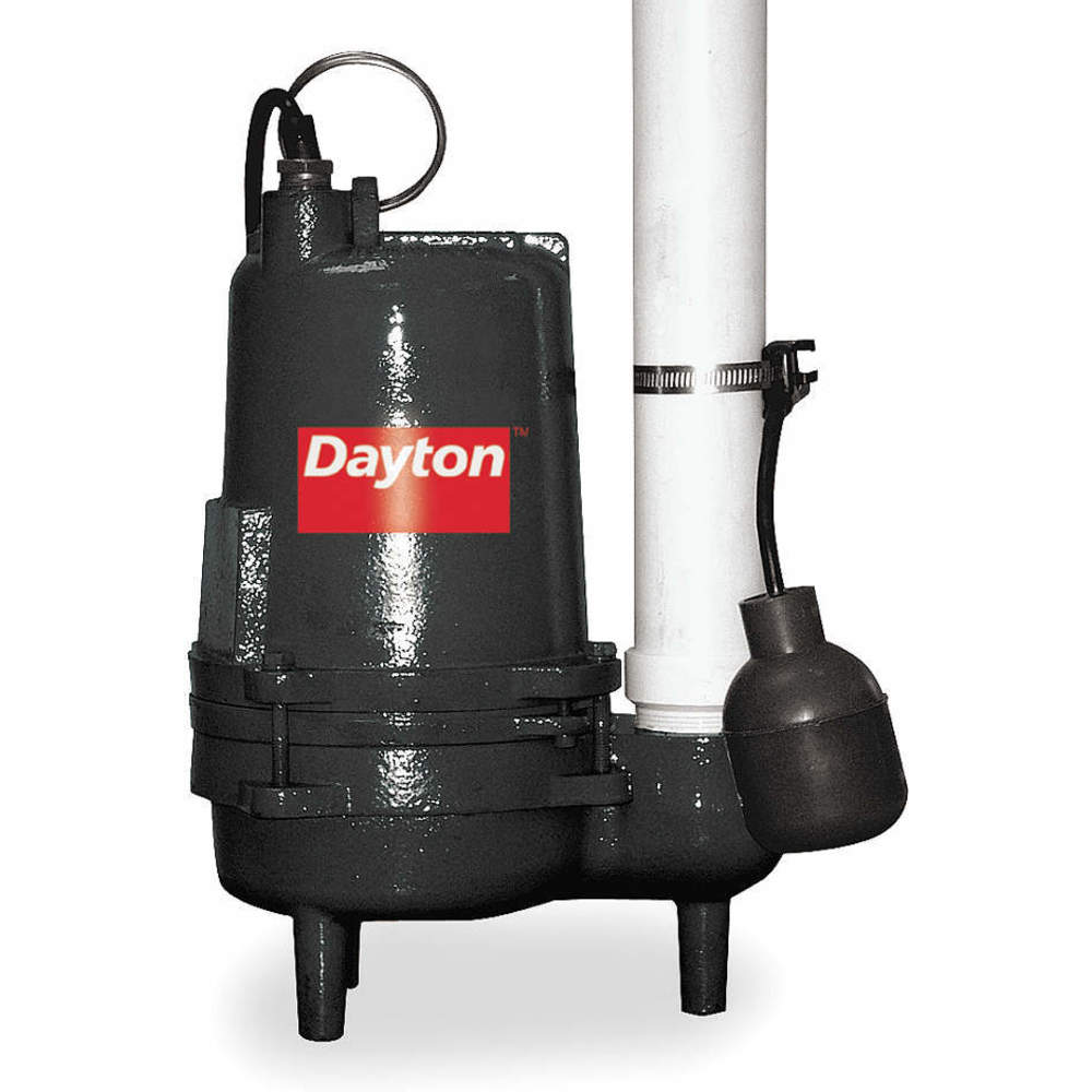DAYTON 3BB87 Submersible Sewage Pump 4/10 Hp | AC8LDN