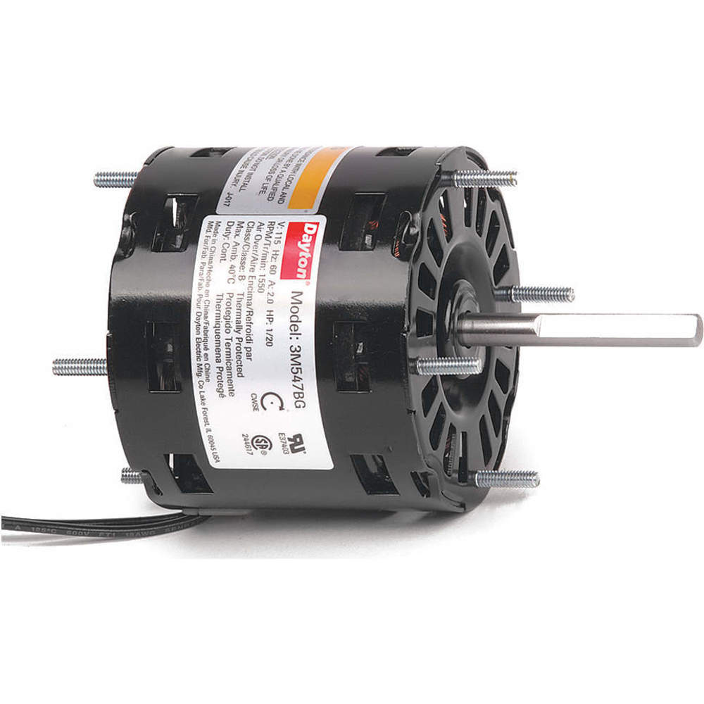 Hvac Motor 1/20 Hp 1550 Rpm 115v 3.3