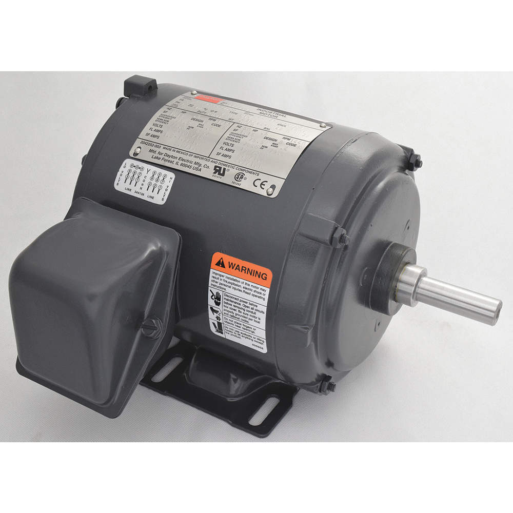 Motor 3 Phase 1/2hp 1725 208-230/460 Eff 80.0