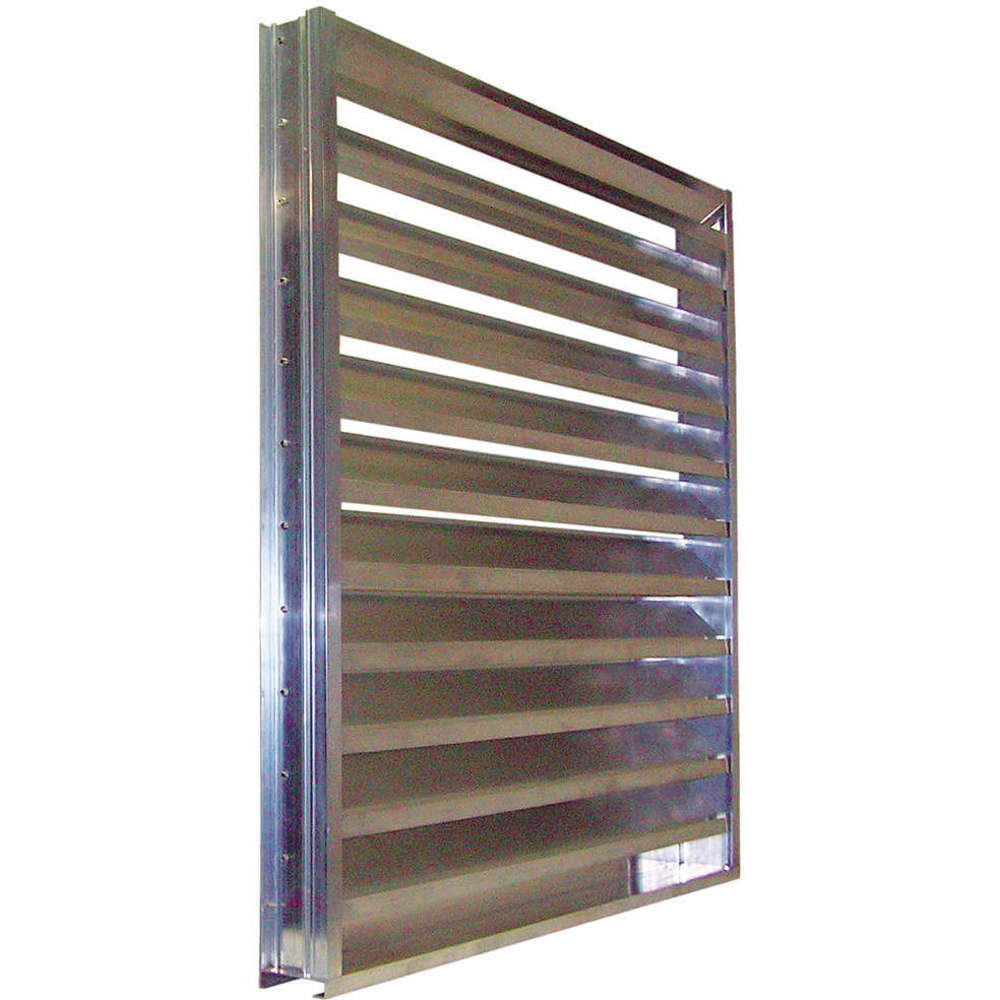 Drainable Louver Fixed 23-1/2 H Aluminium