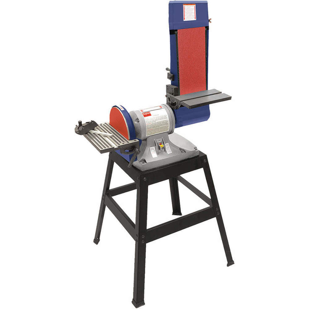 Belt / Disc Sander, 9 Inch disc dia., 1 Hp, 120 V