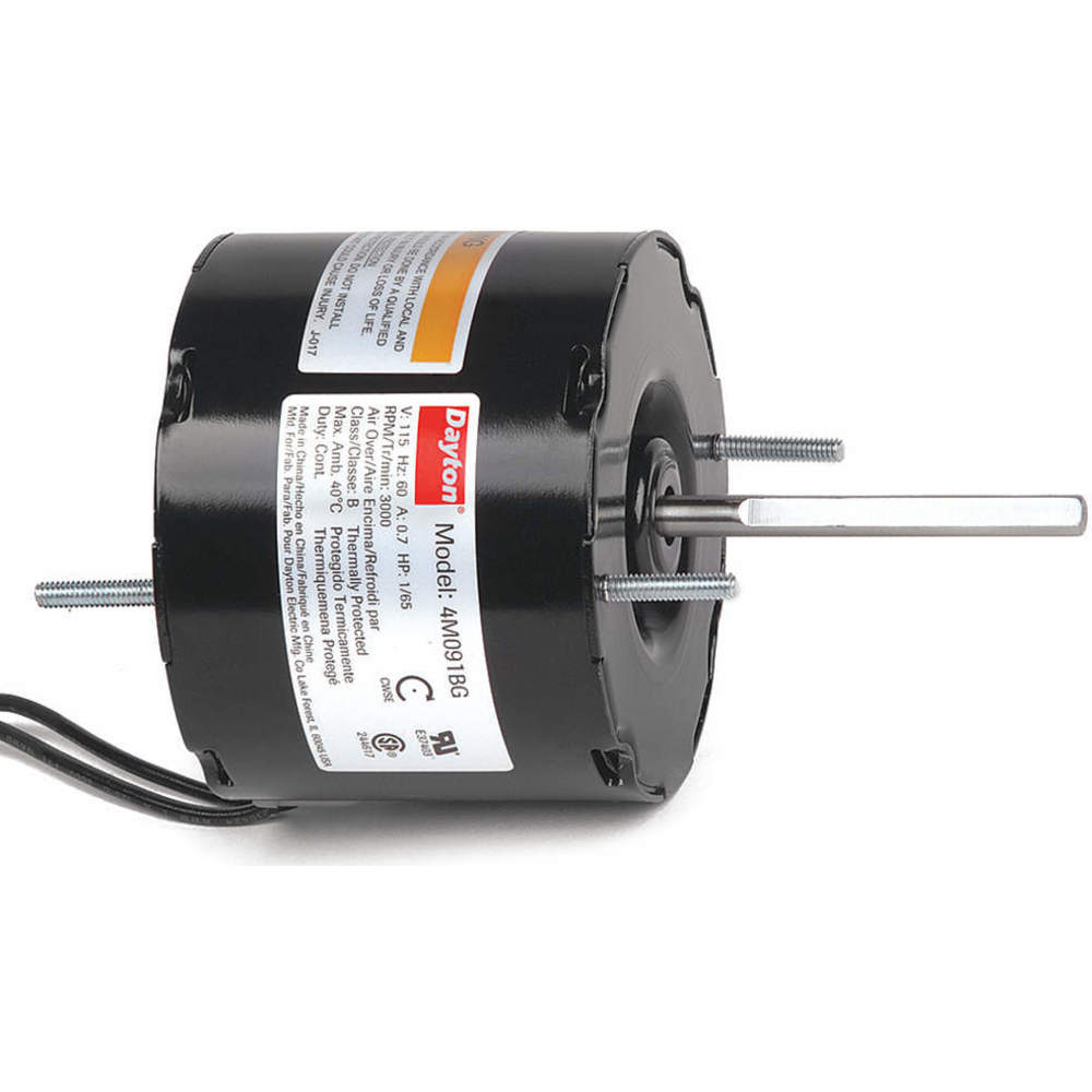 Hvac Motor 1/65 Hp 3000 Rpm 115v 3.3