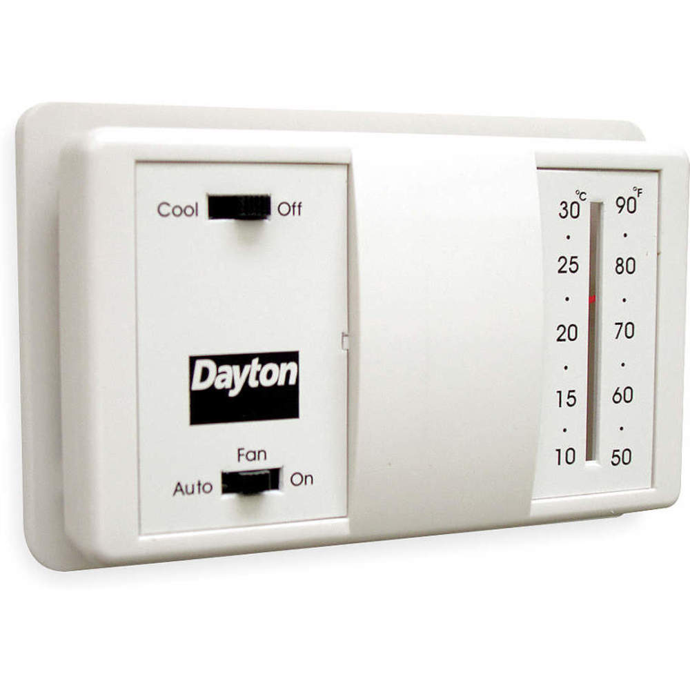 DAYTON 4PU46 Low V Thermostat Cool Only White | AD9DTM