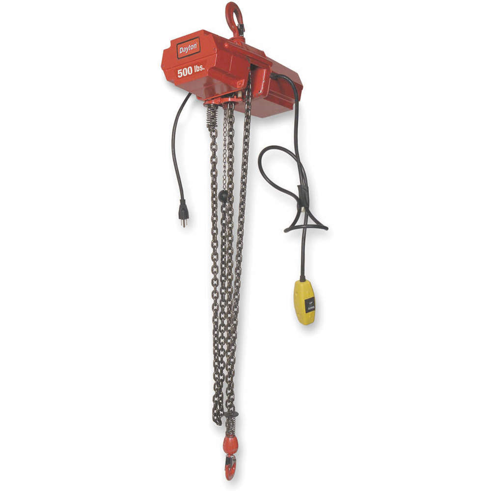 DAYTON 4ZY98 Electric Chain Hoist 800 Lb. 10 Feet | AE2YHZ