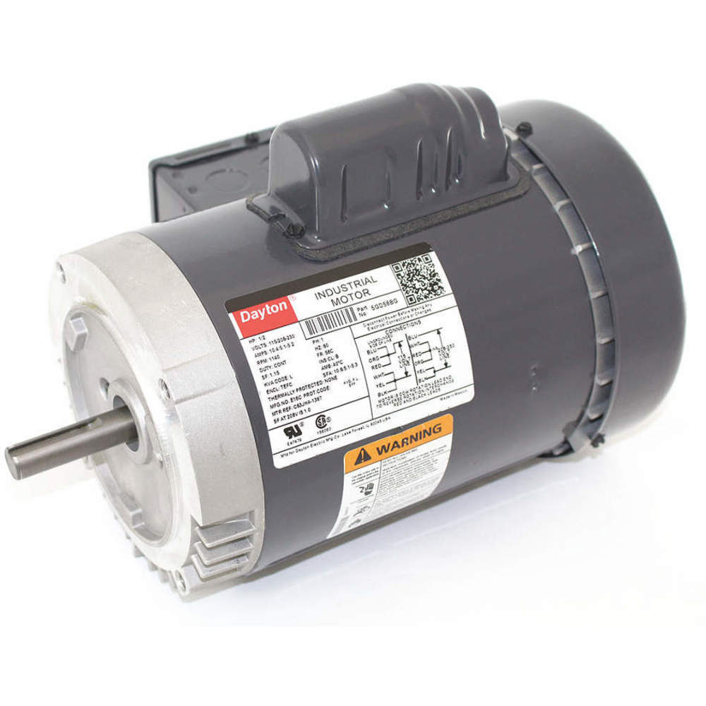 General Purpose Motor Carbon Steel Tefc 1/2 Hp 1140 Rpm 56c