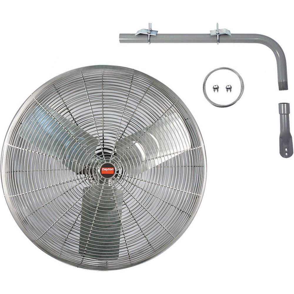 DAYTON 7DJ36 High Ambient Air Circular 24 In 6400 Cfm 115v | AG7GMJ