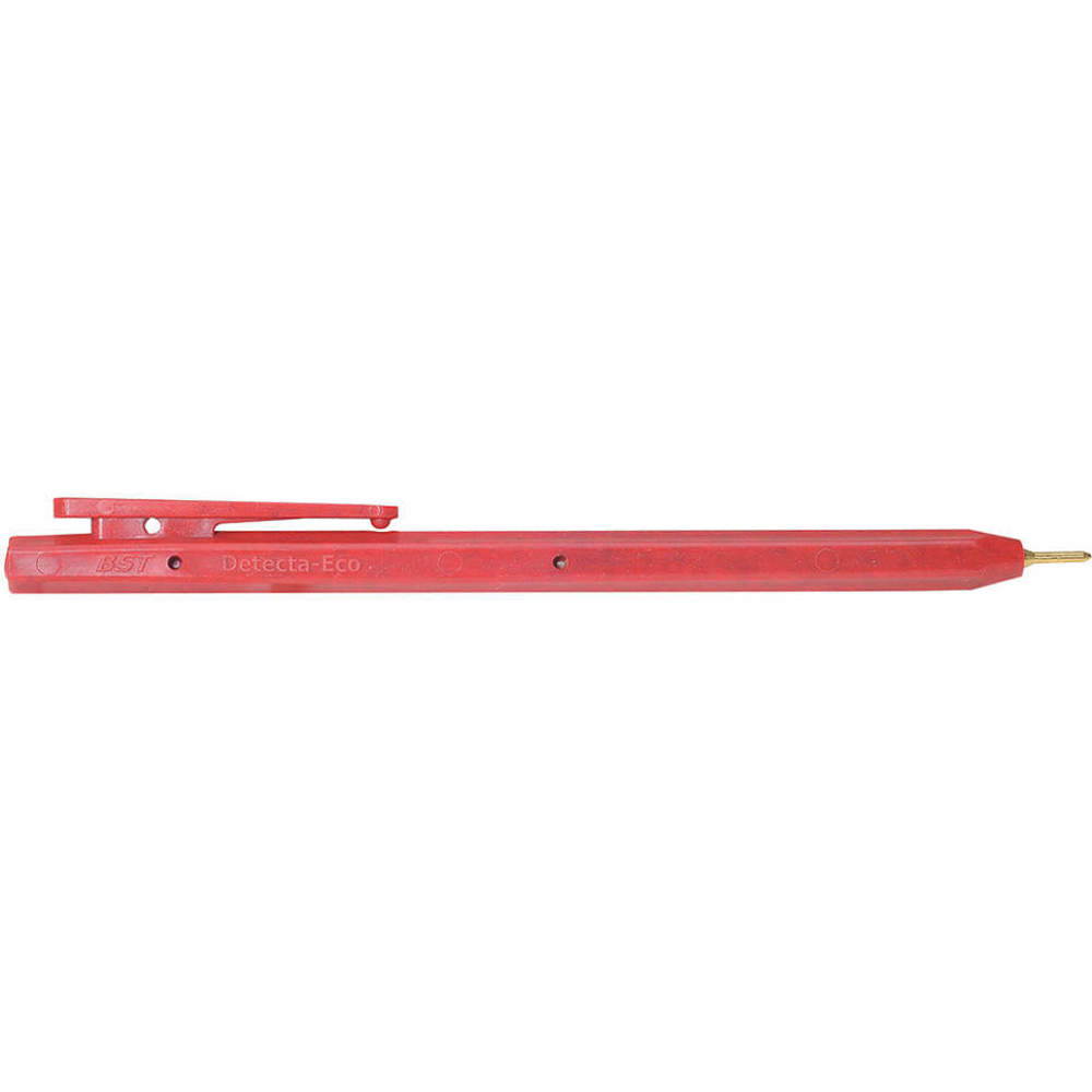 DETECTAPRO CPENRDRD Metal Detectable Stick Pen Red - Pack Of 50 | AF3ZET 8GM36