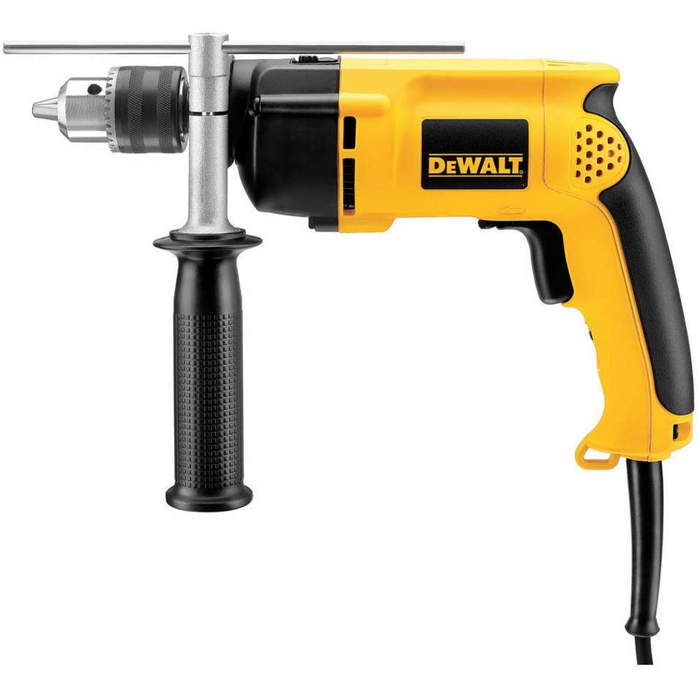 DEWALT DW511 Hammer Drill, Corded, 1/2 Inch Chuck, 3/8 Inch Concrete Capacity, 1150 RPM | CP3PKB 5VC48