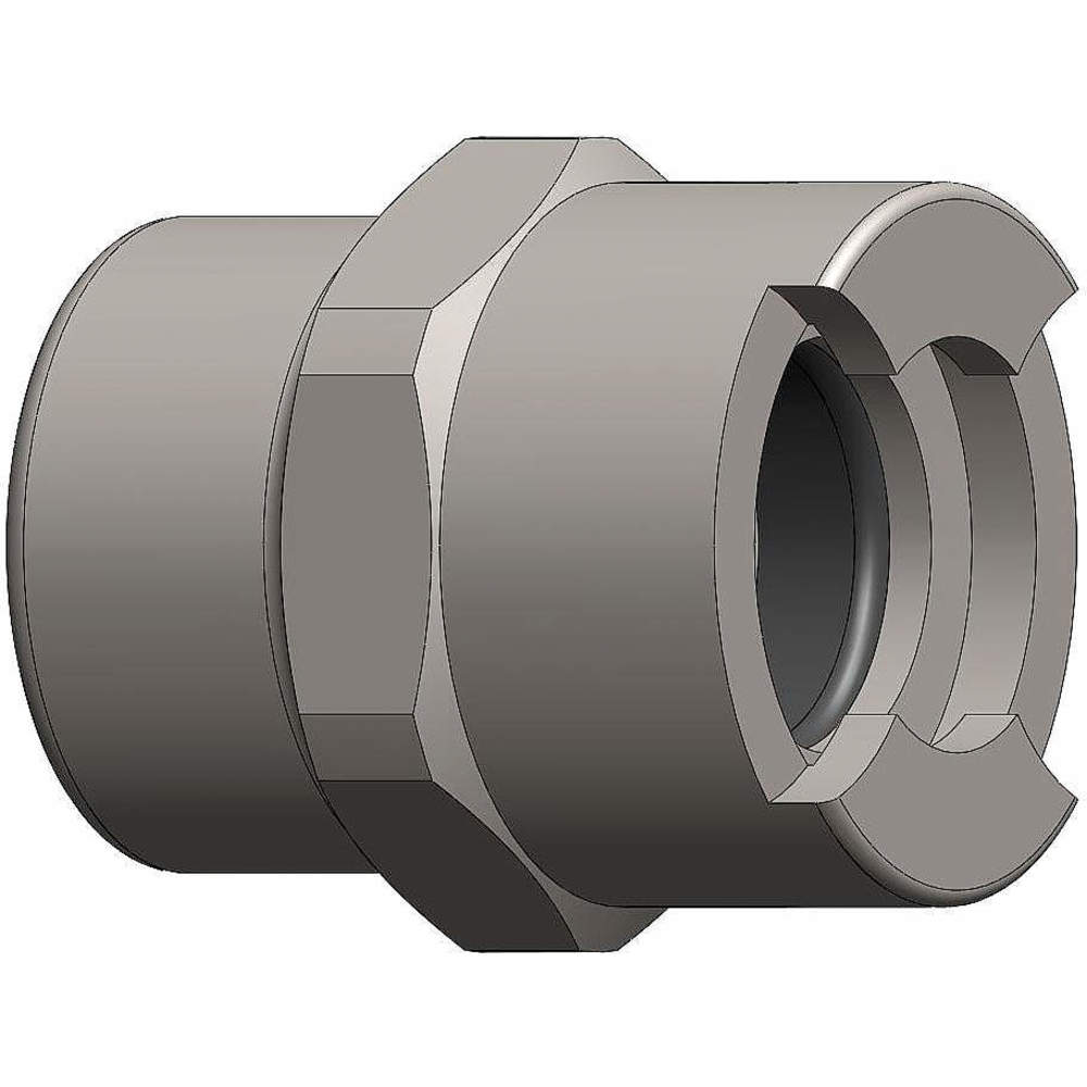 DIXON 4NF4-B Bowes Coupler, 1/2 Inch-14 NPTF, Brass | AE3CXP 5CGK5