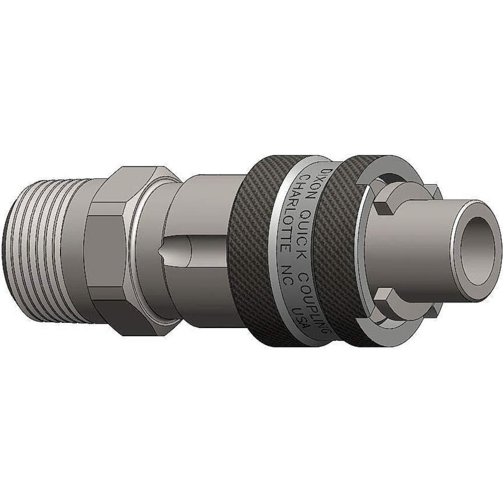 Male To Bowes NIpple, 1/2 Inch NPT, Steel