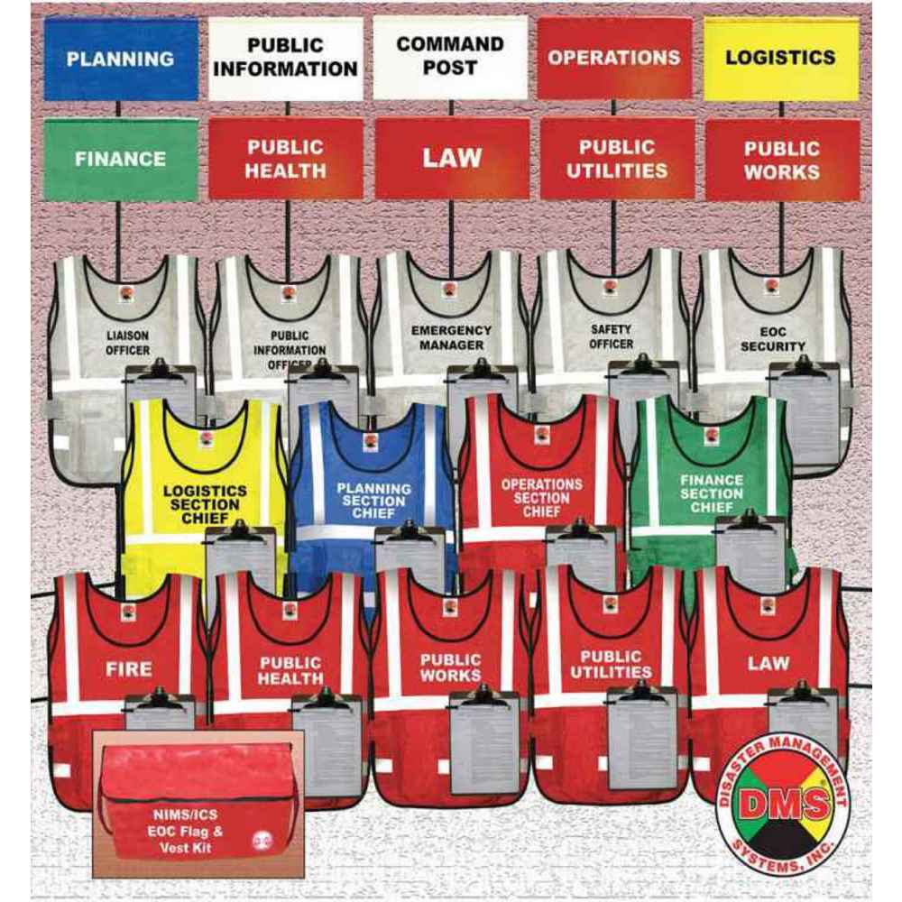Eoc Flag/vest Kit 44 Pcs