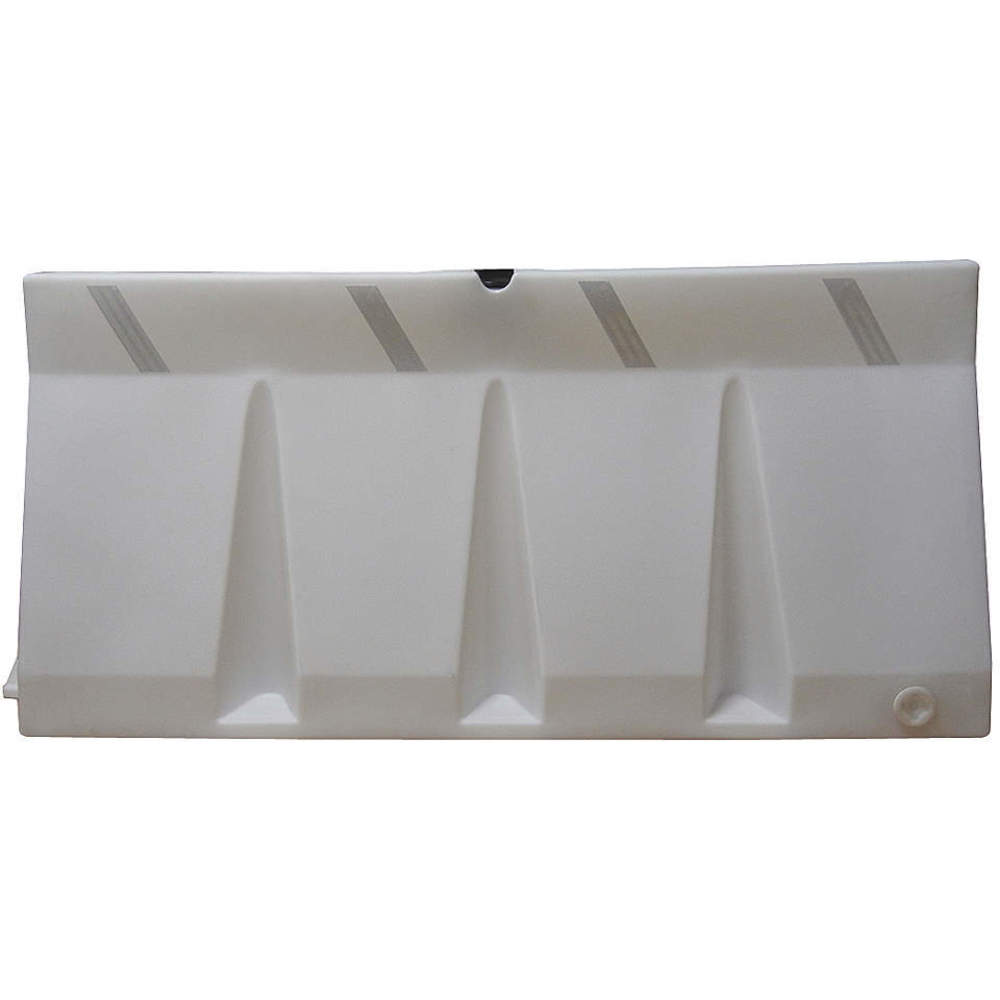 DIVERSIFIED PLASTICS TB-6-00 Polycade Traffic Barrier White 34 Inch Height | AH8KEJ 38UZ89
