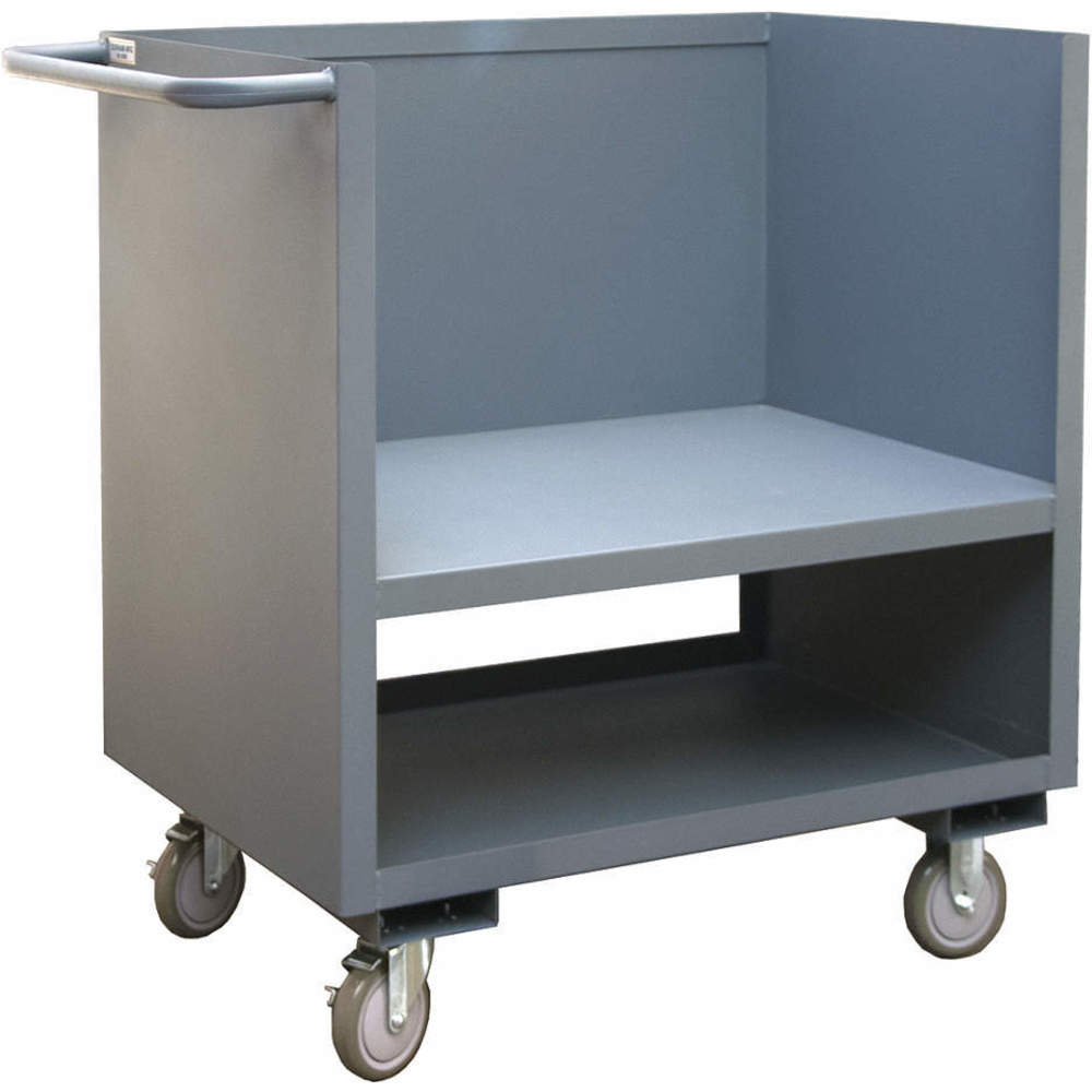 GRAINGER 3SLT-2436-2K-95 Utility Cart 2000 Lb Steel 42 Inch | AG7ATQ 49Y199