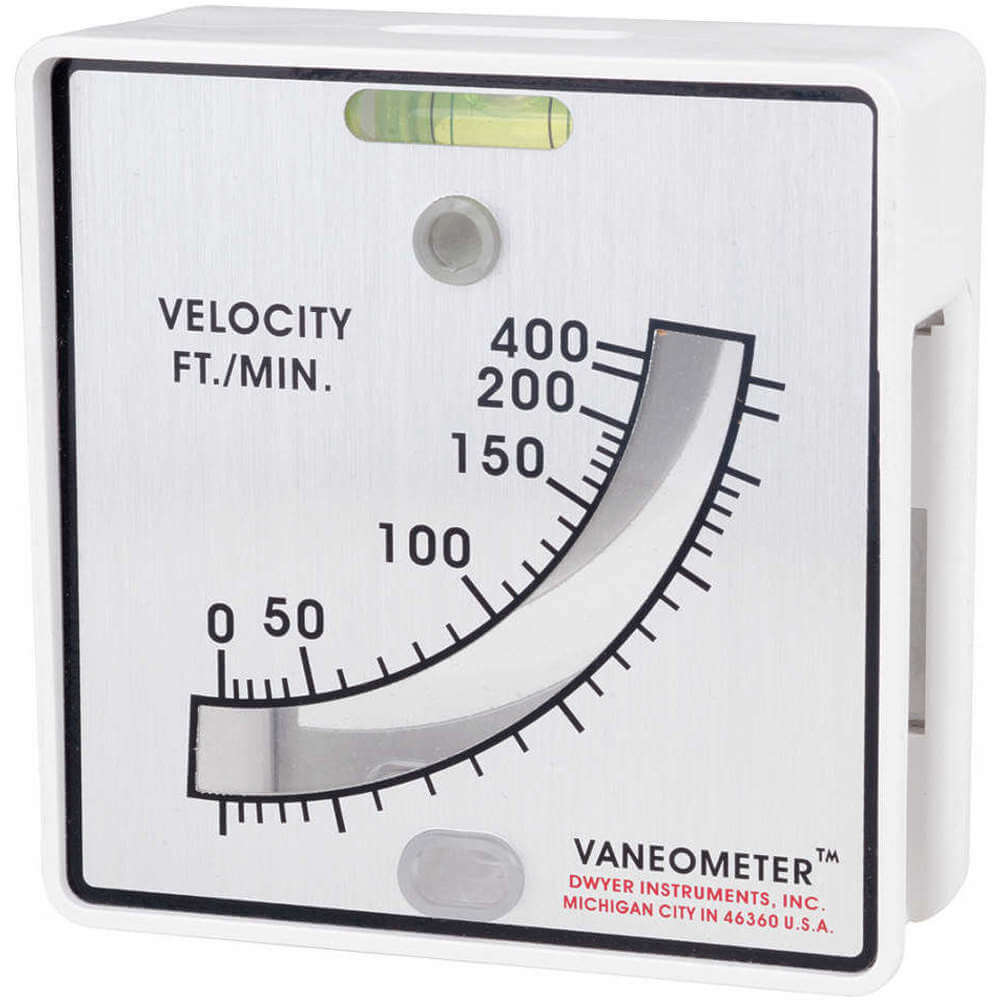 Swing Vane Anemometer, ABS Plastic Housing, Large Scales