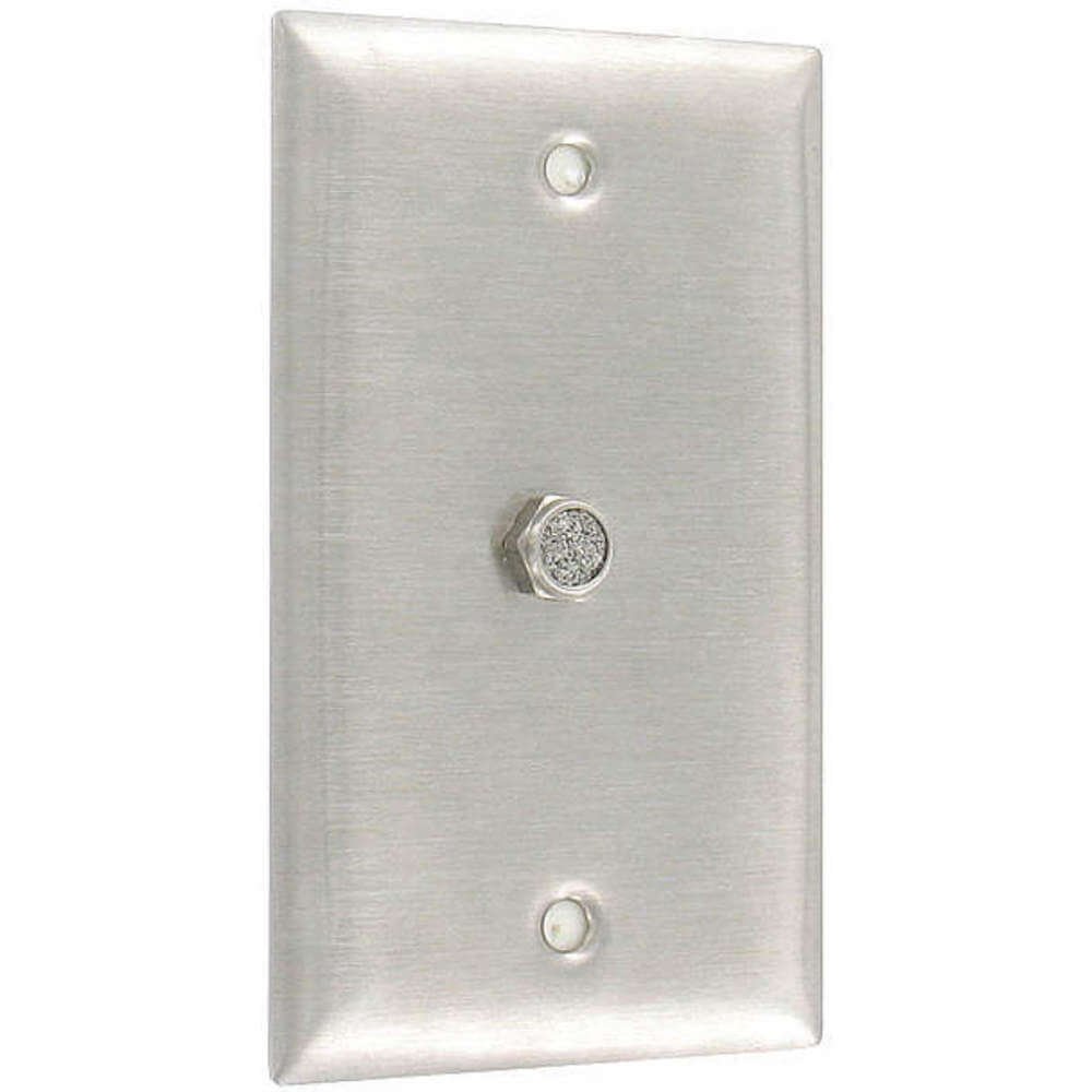Static Pressure Pickup, Wall Plate, Stainless Steel
