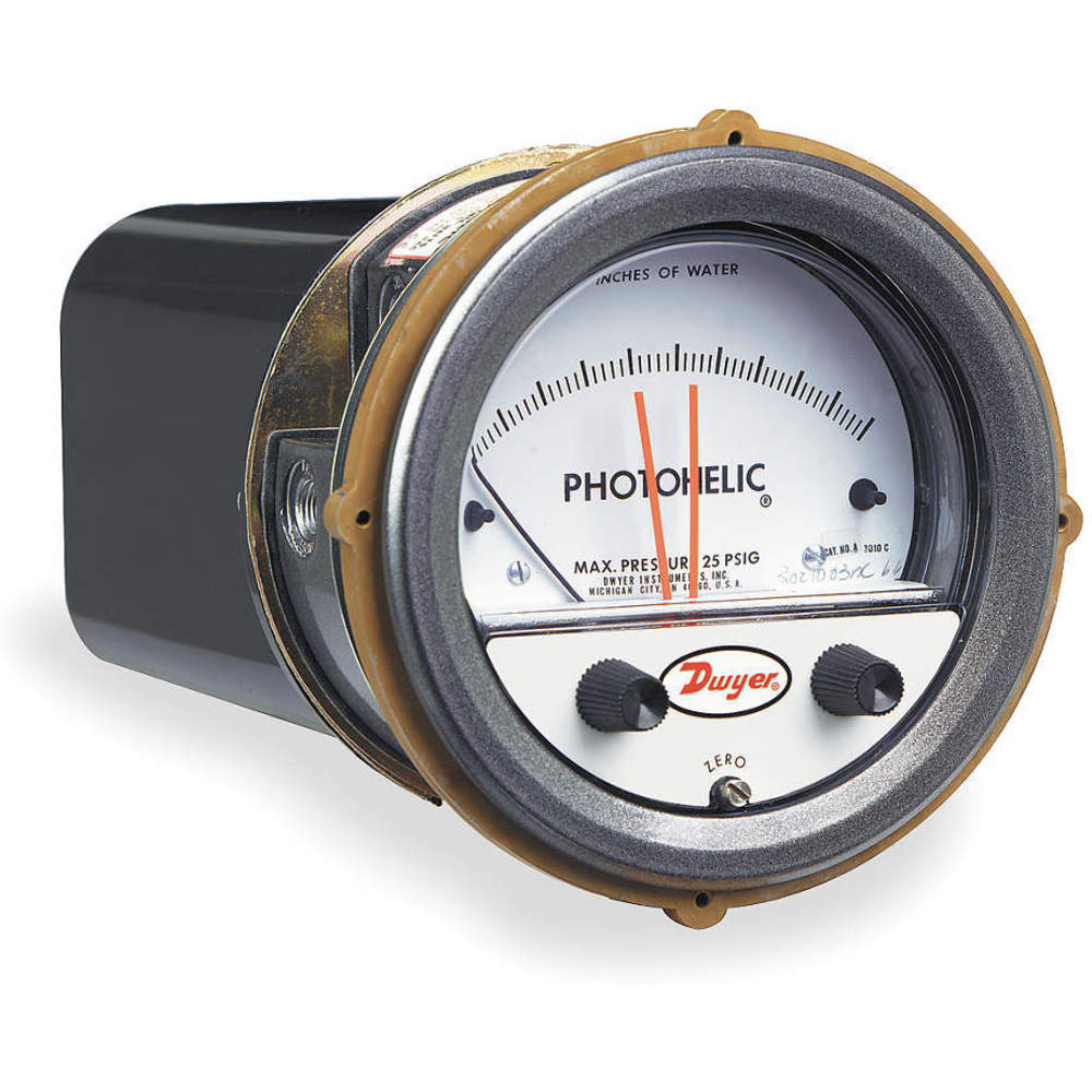 Pressure Gauge, 4-1/2 Inch Dial Size