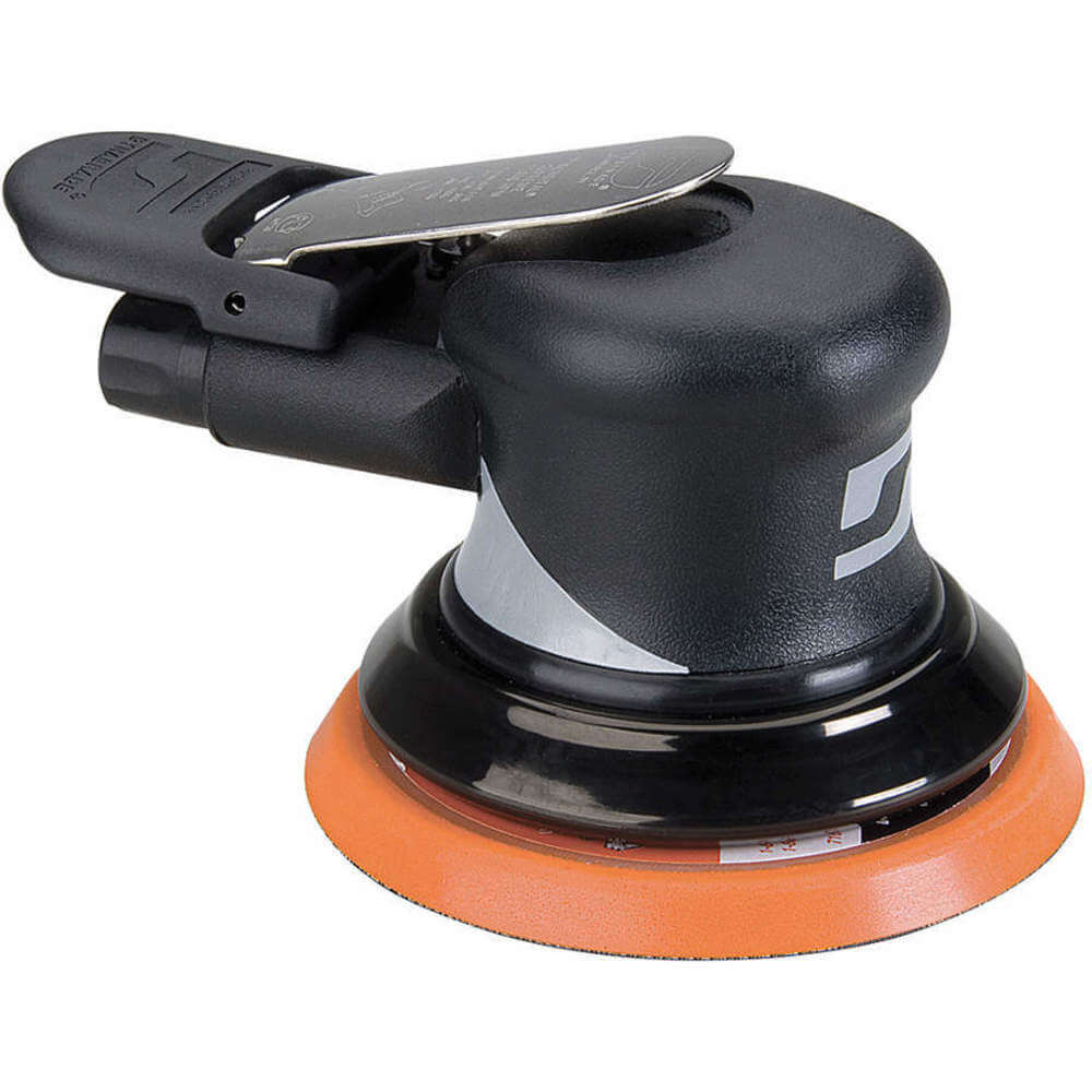 DYNABRADE 56815 Air Random Orbital Sander, 0.28HP, 5 Inch, Rubber, PSA | AA4VHQ 13F640