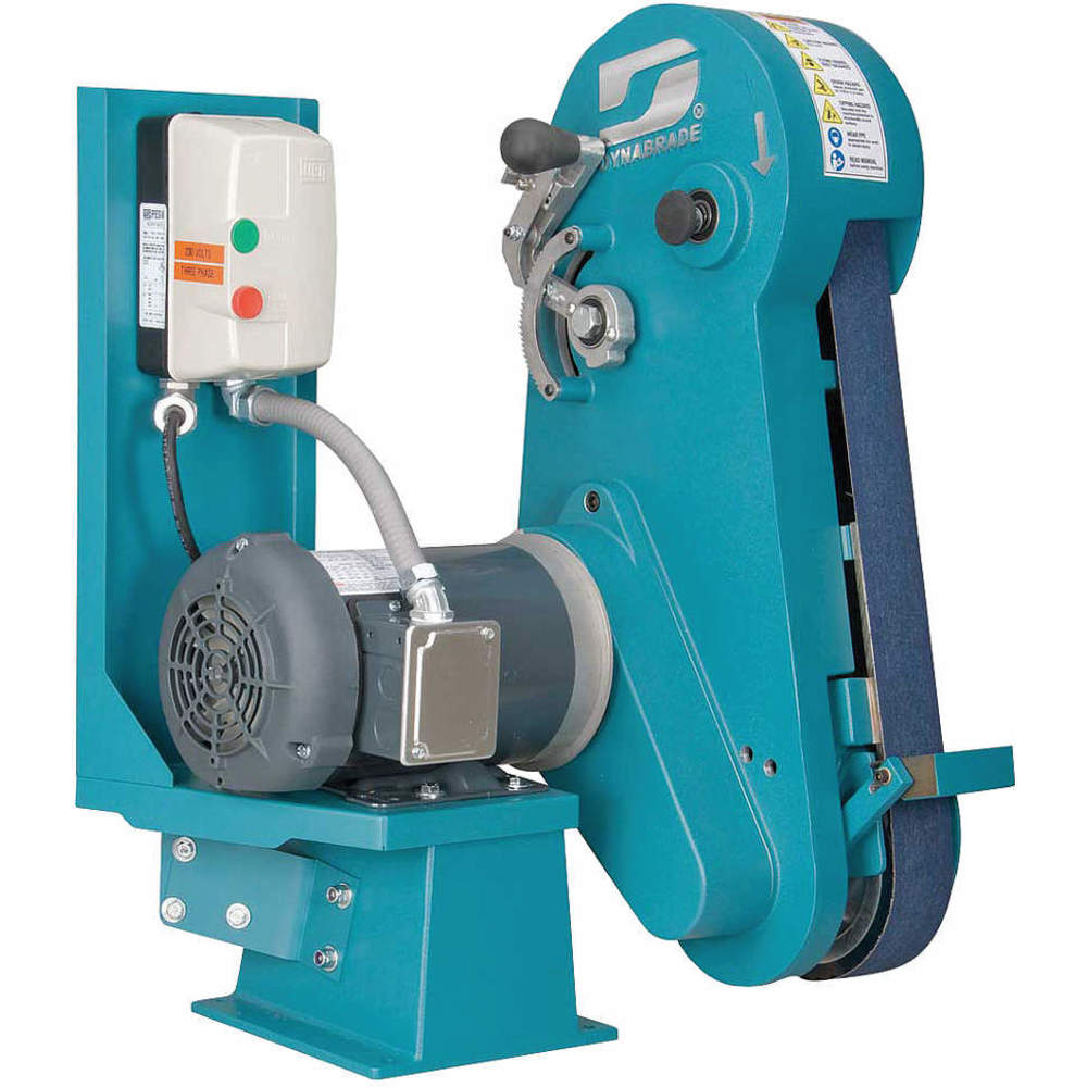 DYNABRADE 67802 2-wheel Belt Grinder 21 x 29 x 29 Inch 230v | AD6HKH 45J397